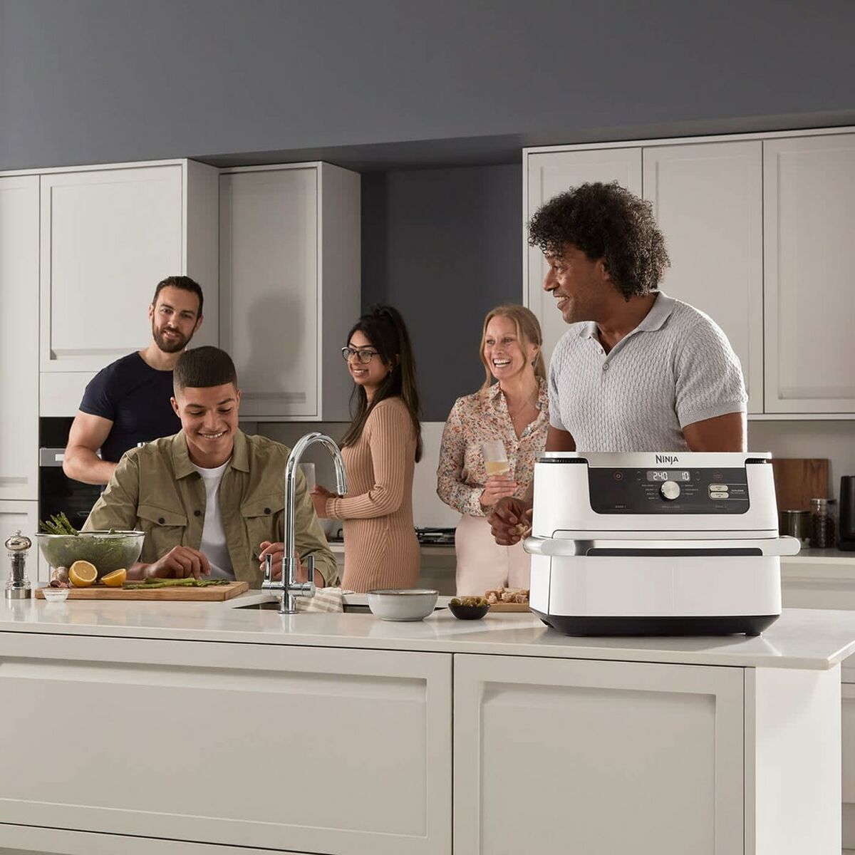 Nettoyage facile de friteuse anti-adhérente