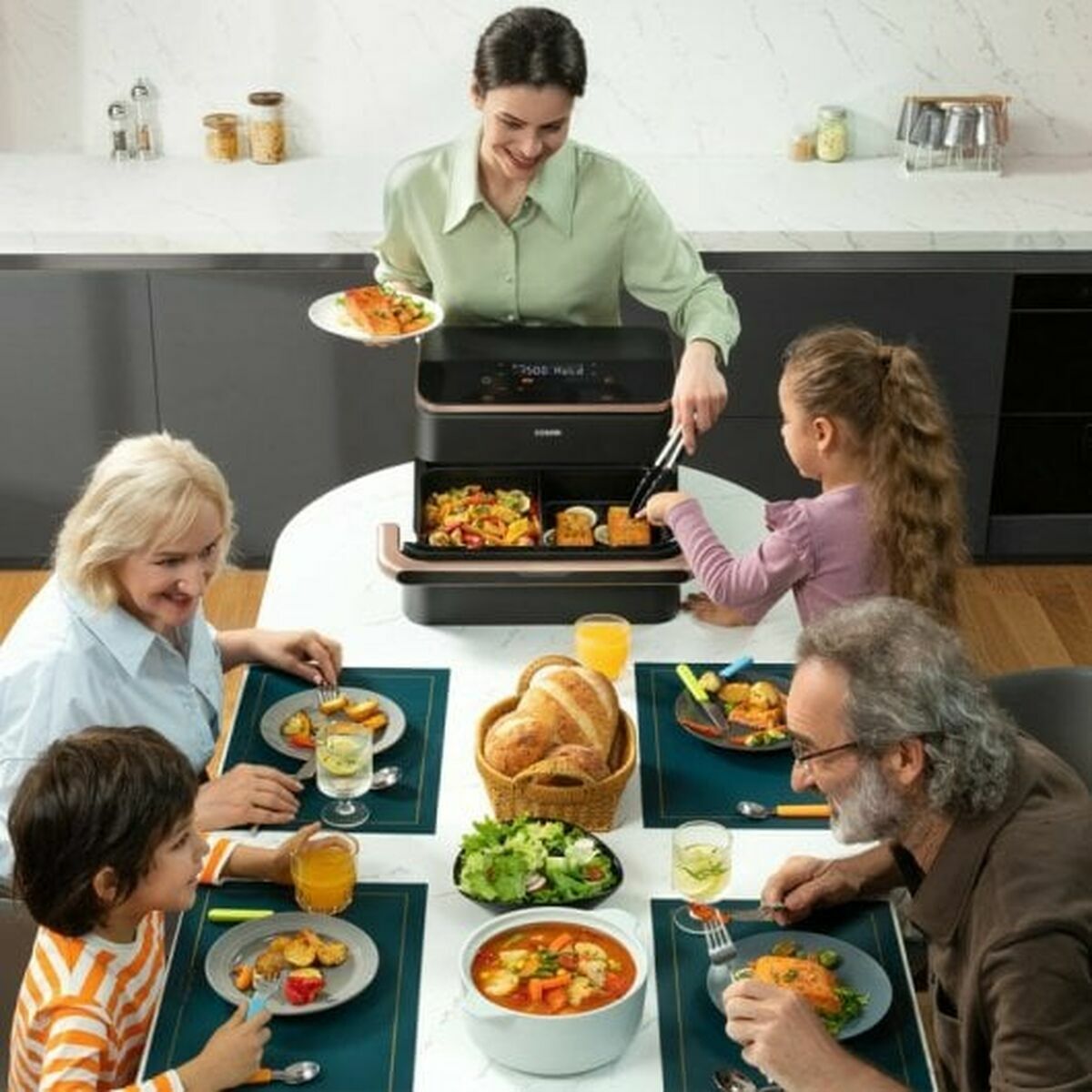 Interface Wi-Fi Airfryer Cosori 10 L Argenté – Cozy-cook