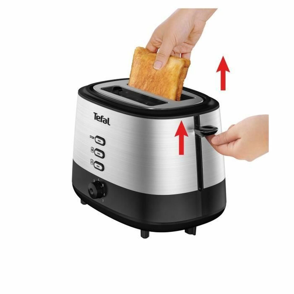 Toasts dans grille-pain Tefal 830 W