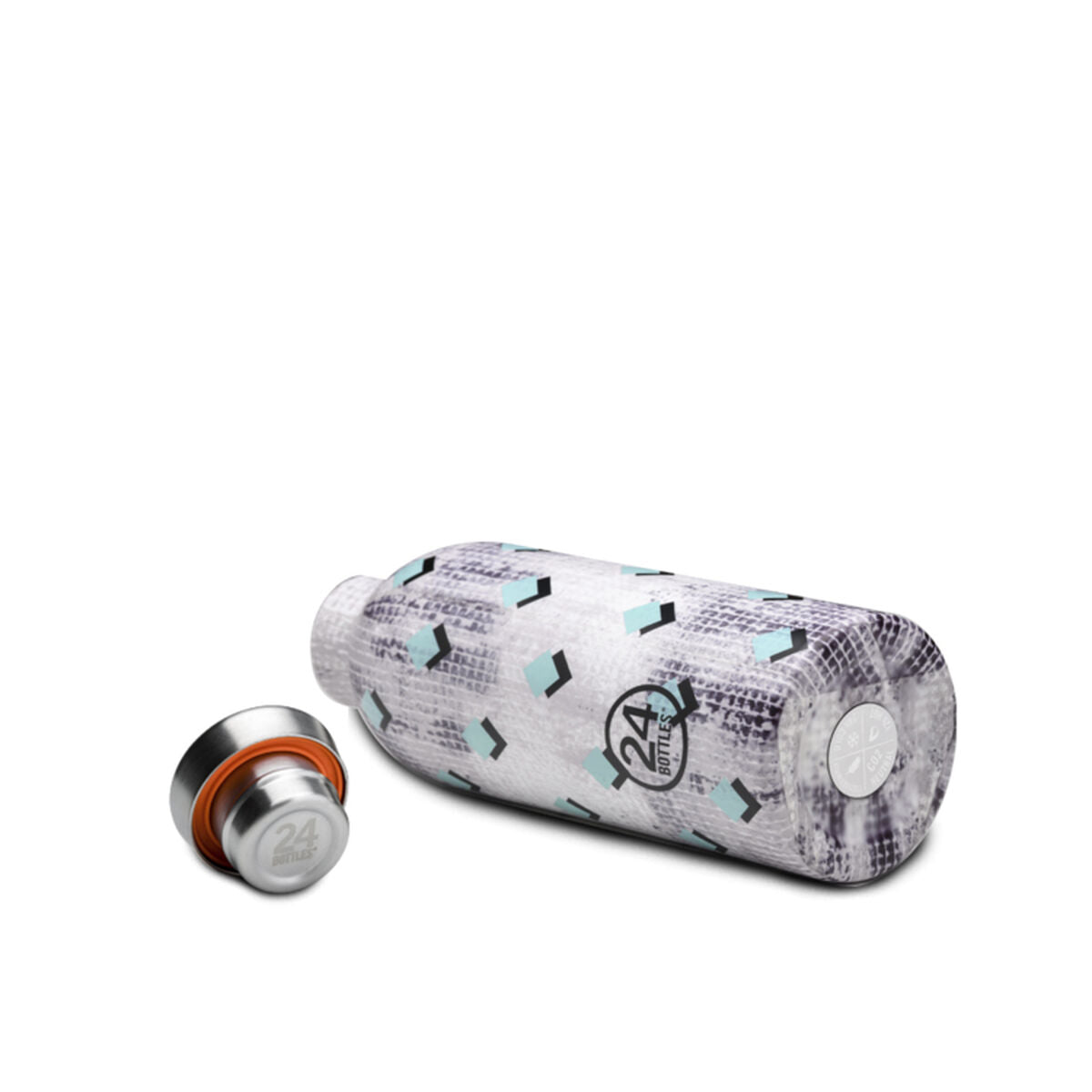 Gourde inox étanche avec design multicolore