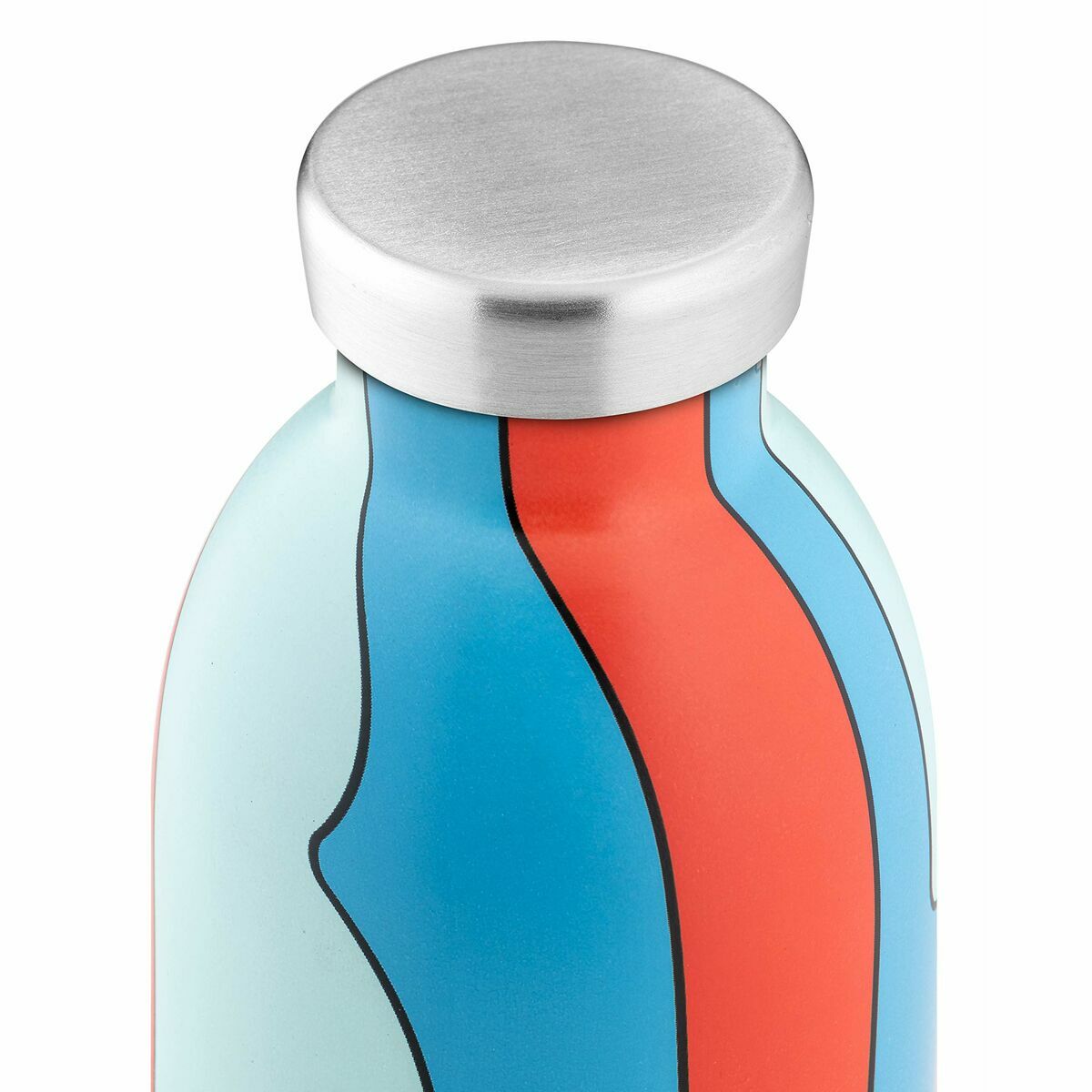 Bouteille isotherme colorée facile à transporter