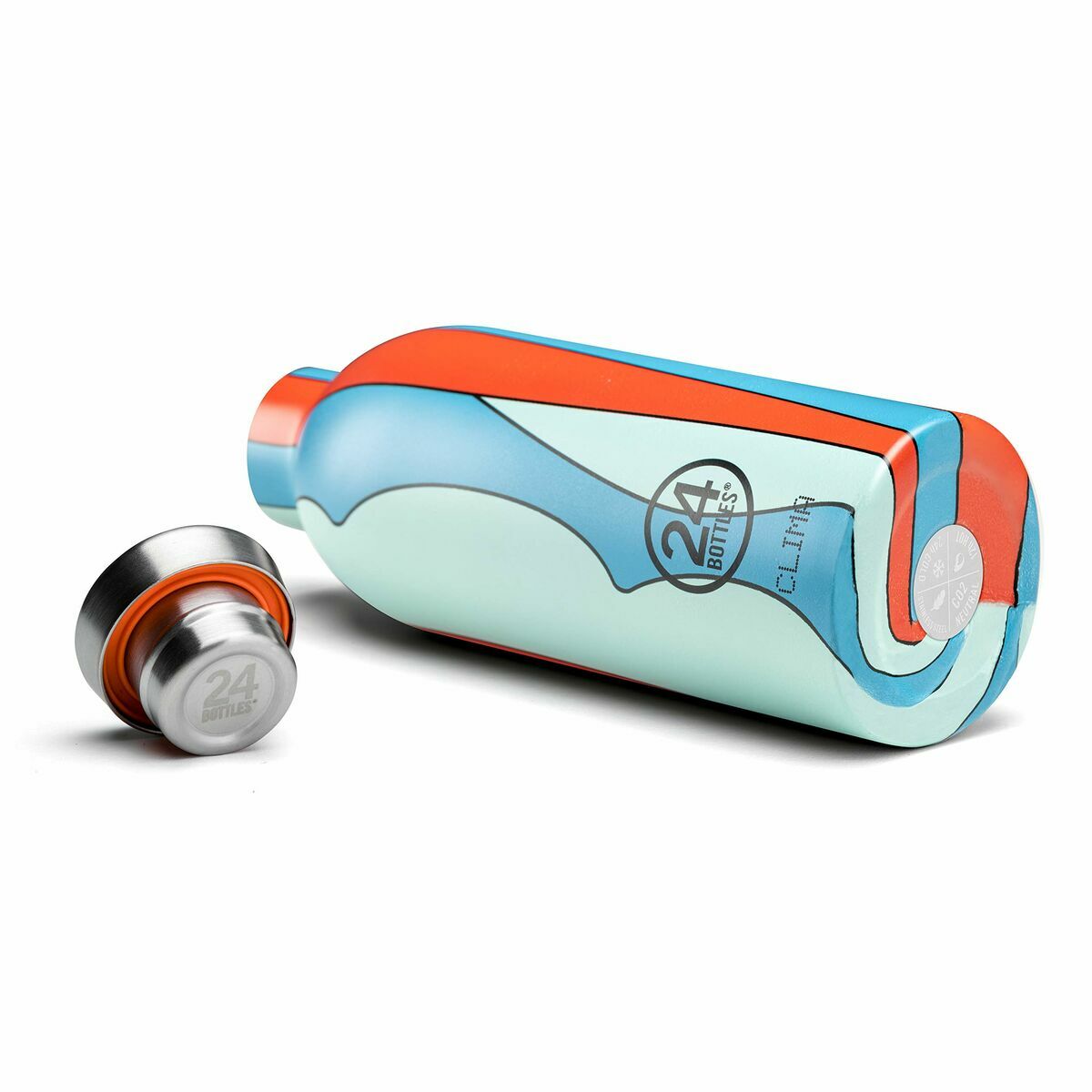 Gourde en acier inoxydable pour boissons chaudes ou froides