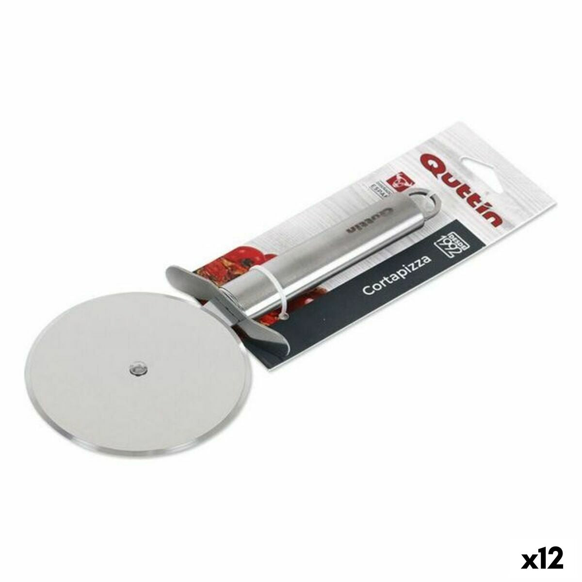 Lot de 12 découpeurs de pizza en inox