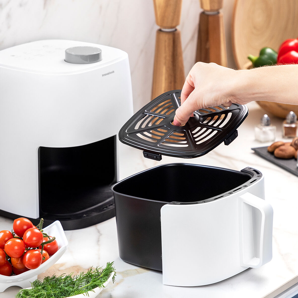 Cuisson rapide avec air chaud