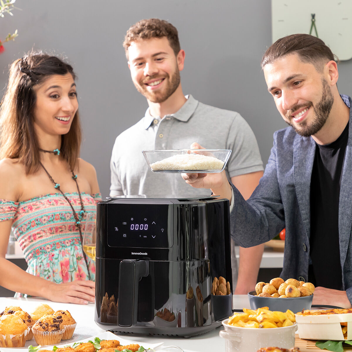 Panier Airfryer InnovaGoods Fryinn Balance – Cozy-cook