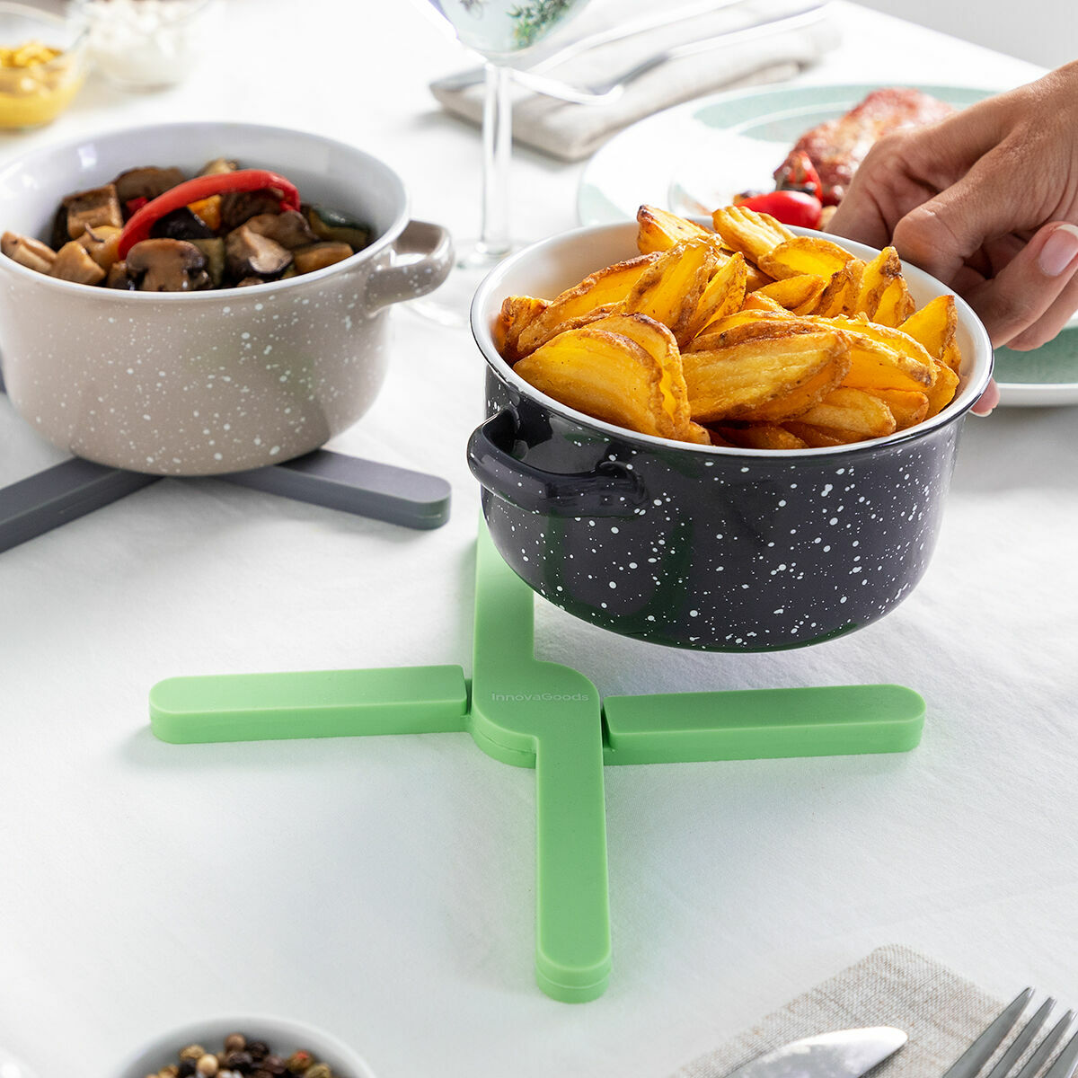 dessous de plat = protection surface cuisine en silicone souple ✅
