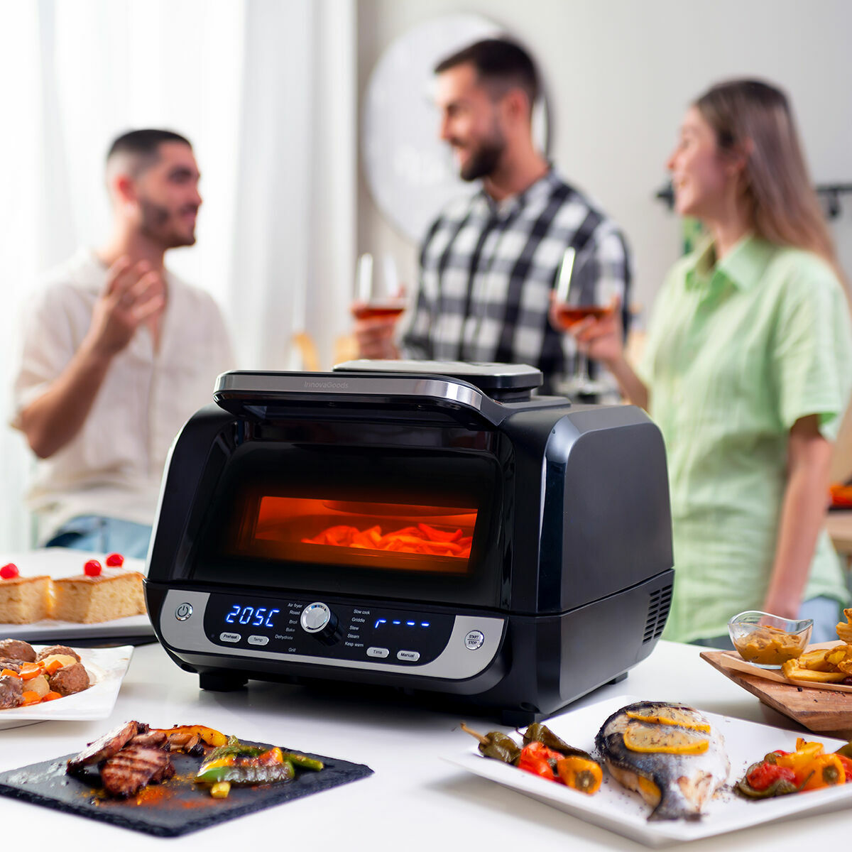 Écran tactile Airfryer InnovaGoods Fryinn 6 L – Cozy-cook