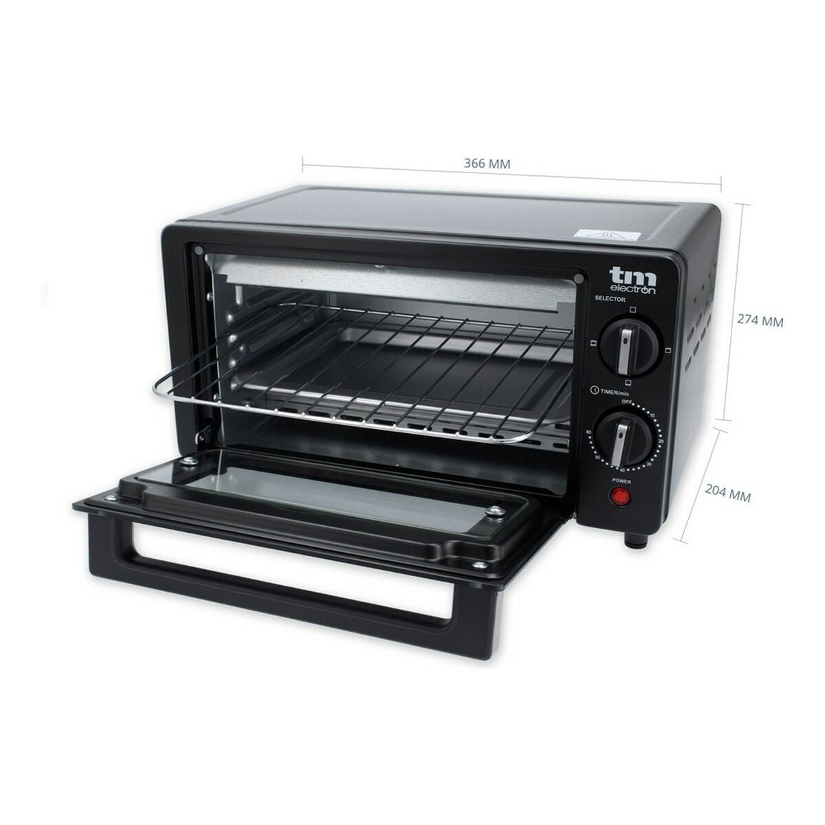 Vue de face Mini Four Électrique TM Electron – Cozy-cook