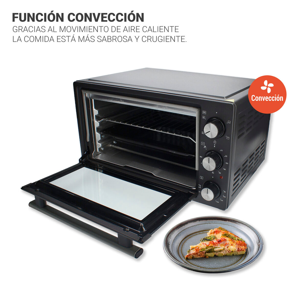 Vue de face Four à convection TM Electron – Cozy-cook