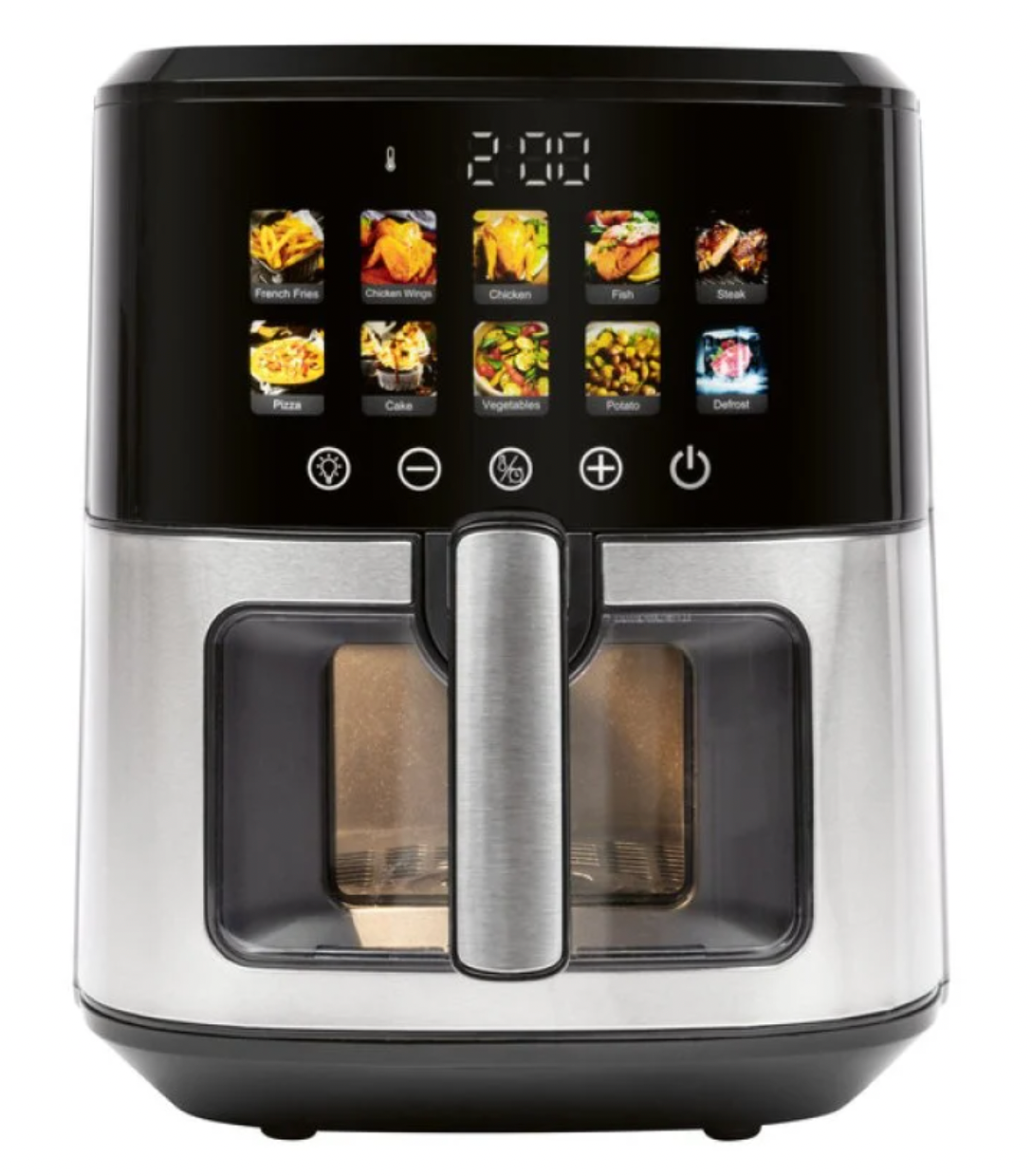 Vue de face Airfryer Proficook 6,5 L Noir – Cozy-cook