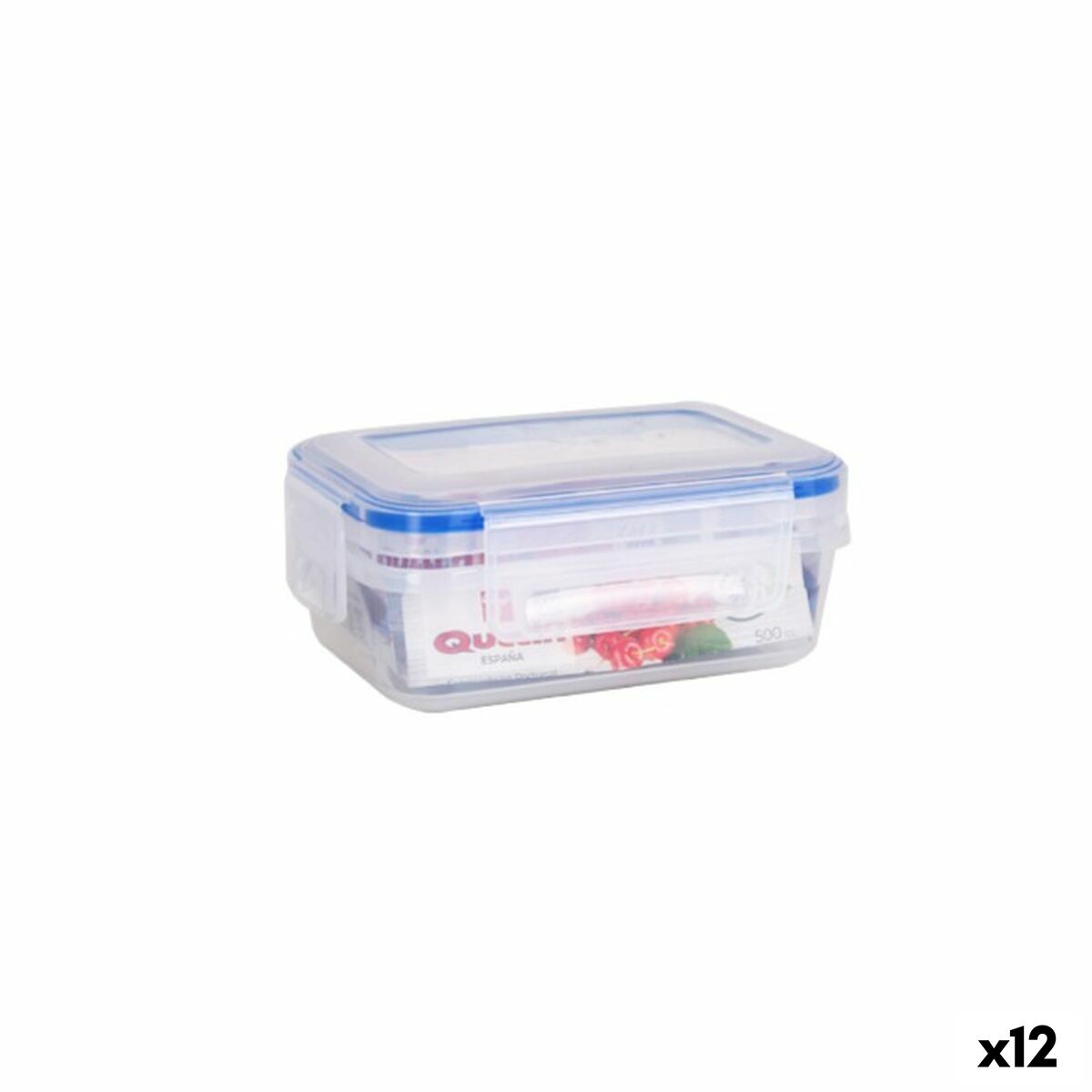Lot de 12 boîtes à lunch hermétique 500ml