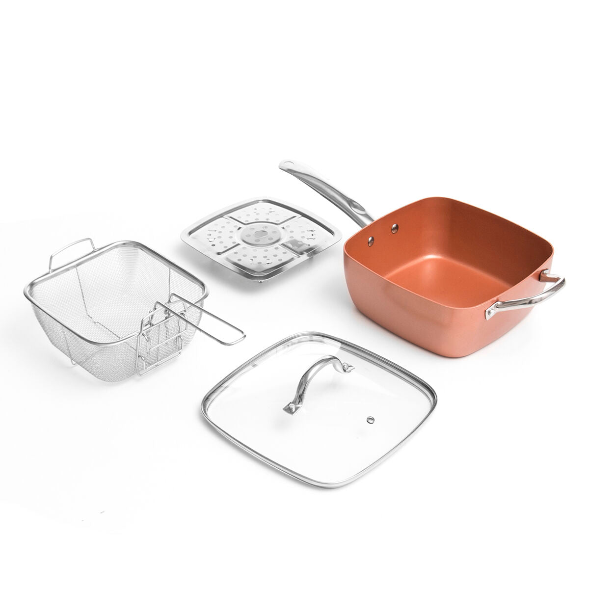 Utilisation quotidienne de la Poêle Multifonctions 5 en 1 Cuivre Coppans – Cozy-cook