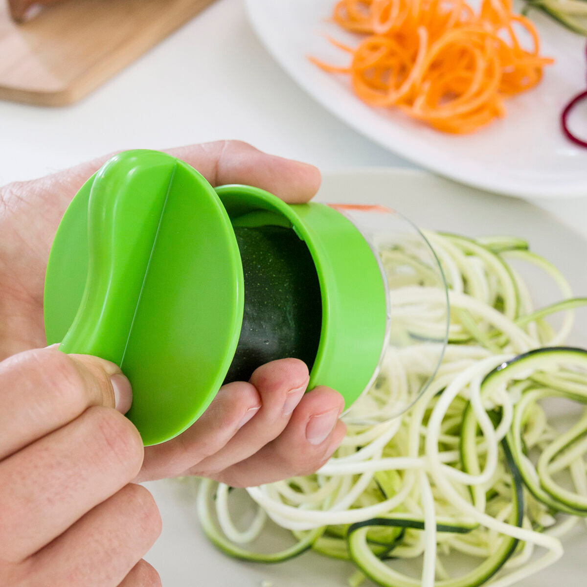 Ustensile Coupe légumes spirale Spiru vu de dessus