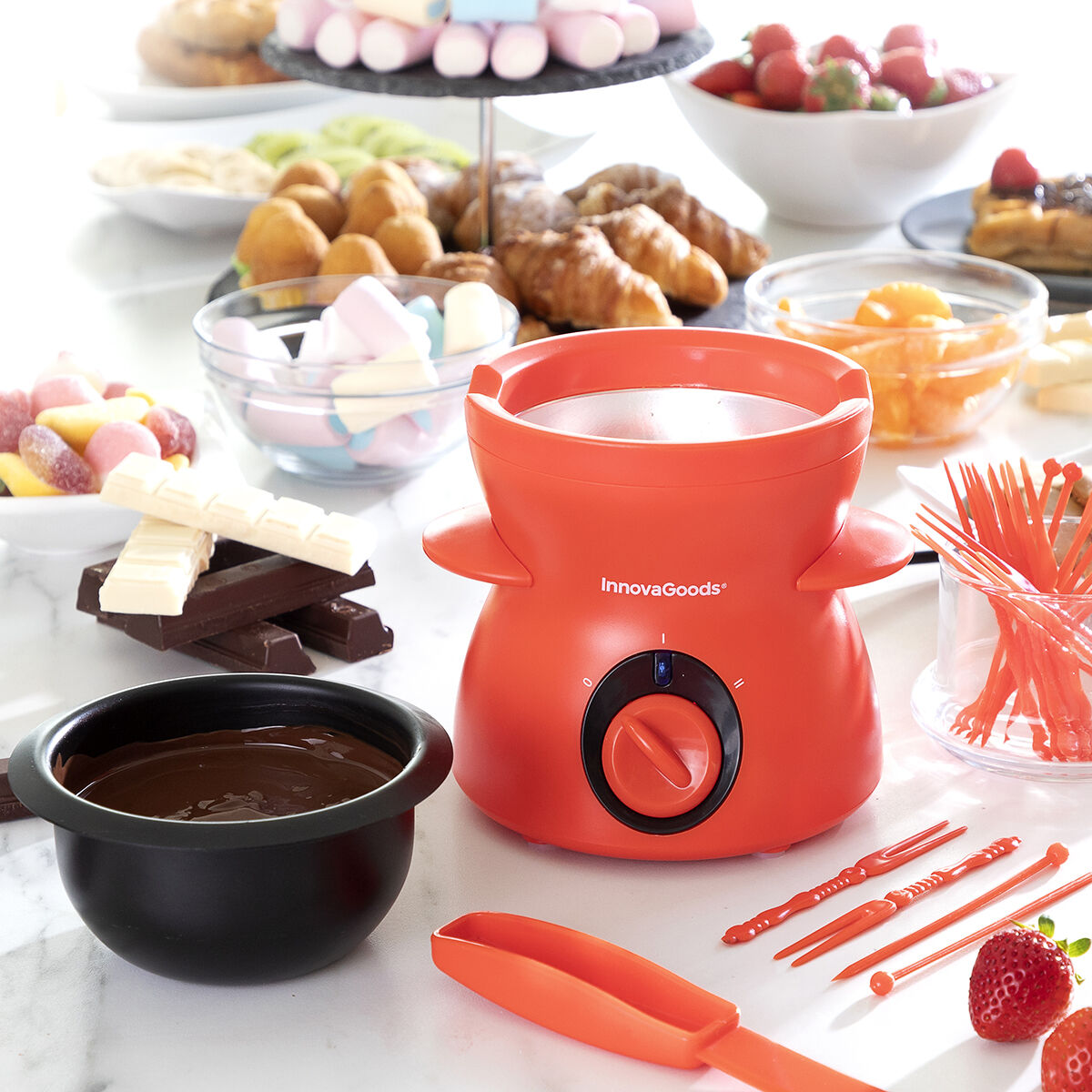 Nettoyage de la fondue chocolat électrique InnovaGoods