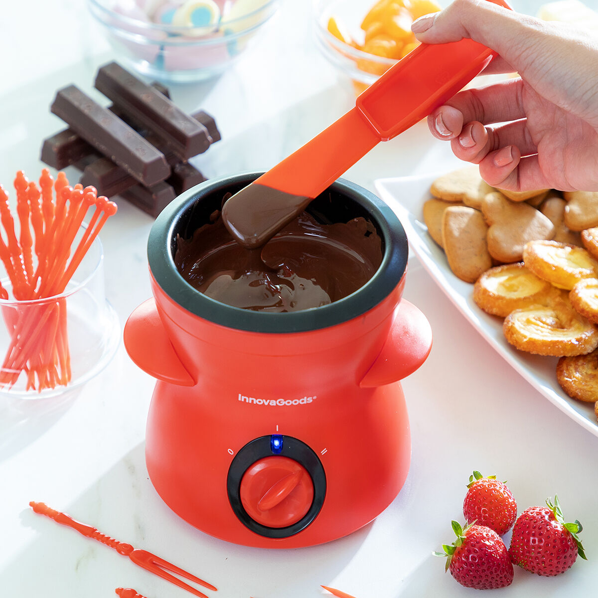 Appareil fondue dessert pour chocolat fondu