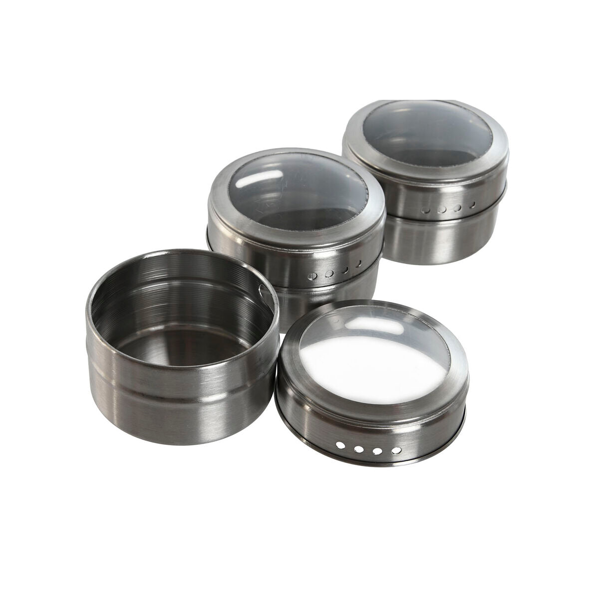 Rangement vertical du support ustensiles cuisine bambou inox 6 pièces

