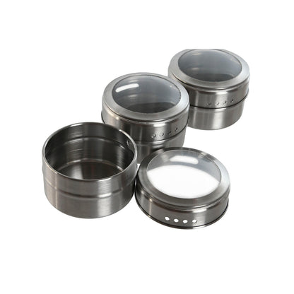 Rangement vertical du support ustensiles cuisine bambou inox 6 pièces

