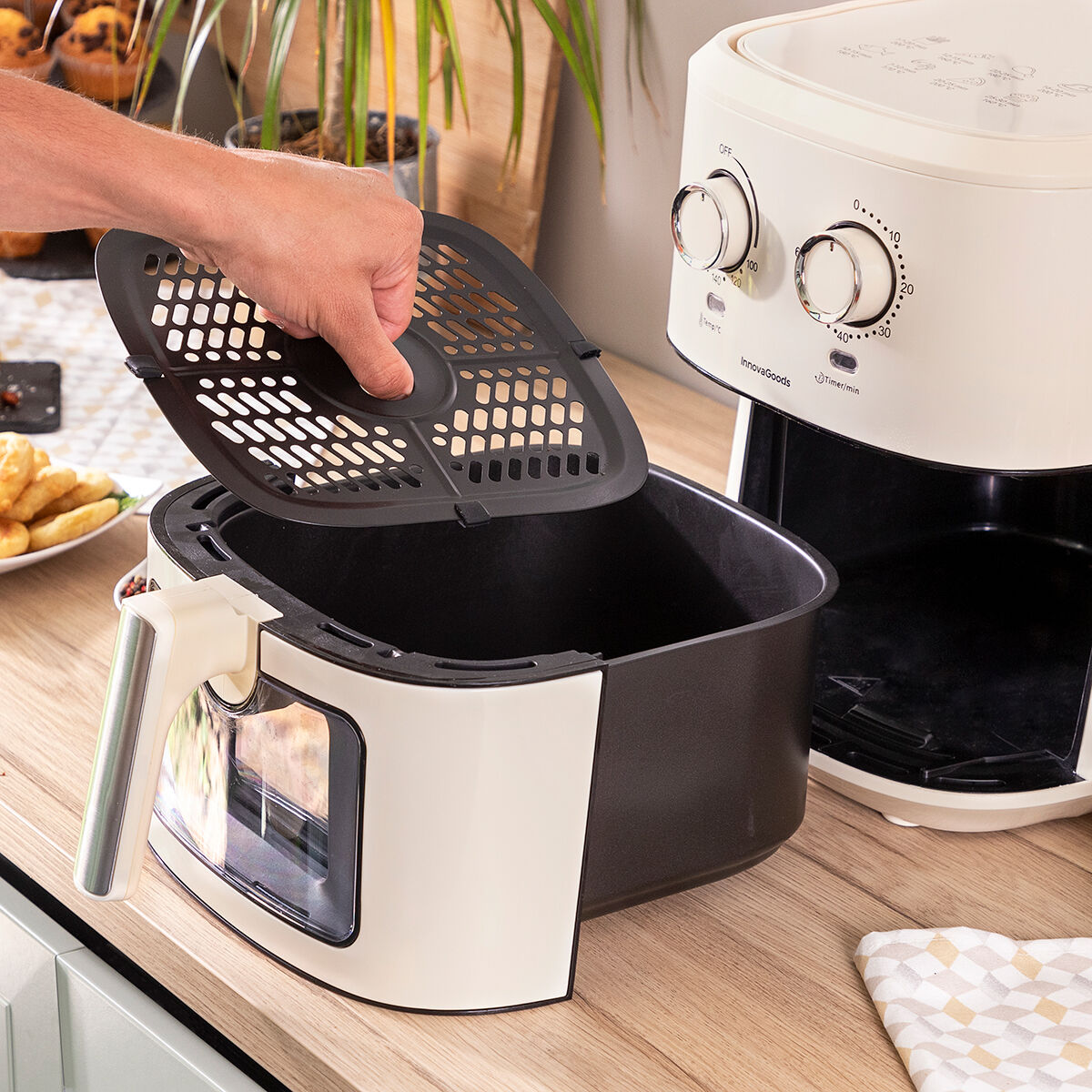 Panier antiadhésif pour friteuse à air