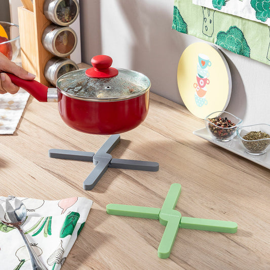 dessous-de-plat pliables silicone x2 – cozy-cook ✅

