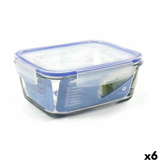 Lot de 6 boîte à lunch hermétique 1,2L Superblock

