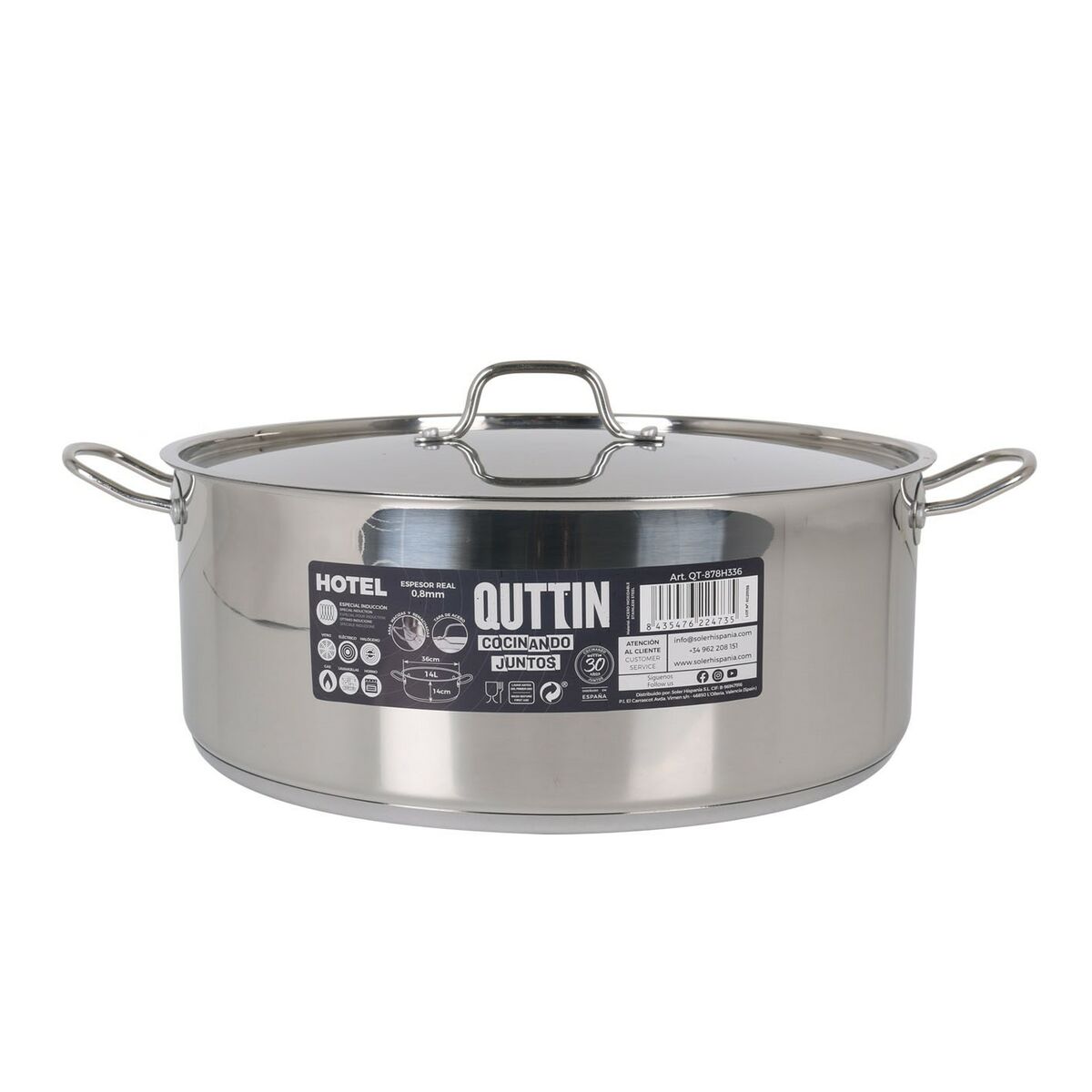 Casseroles familiales en aluminium