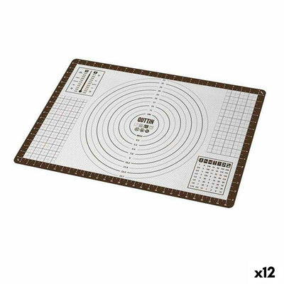 Lot de 12 tapis de cuisson silicone sur plaque de four

