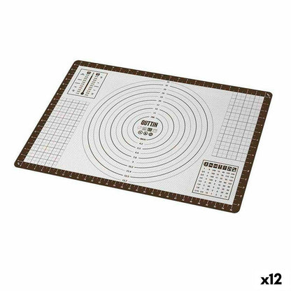 Lot de 12 tapis de cuisson silicone sur plaque de four

