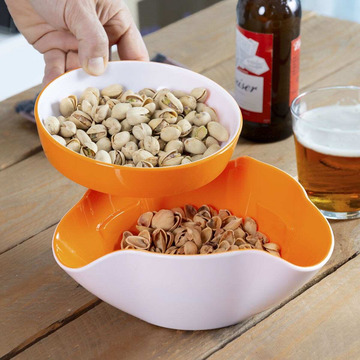 Bols Apéritifs 2 en 1 avec Compartiment – Cozy-cook