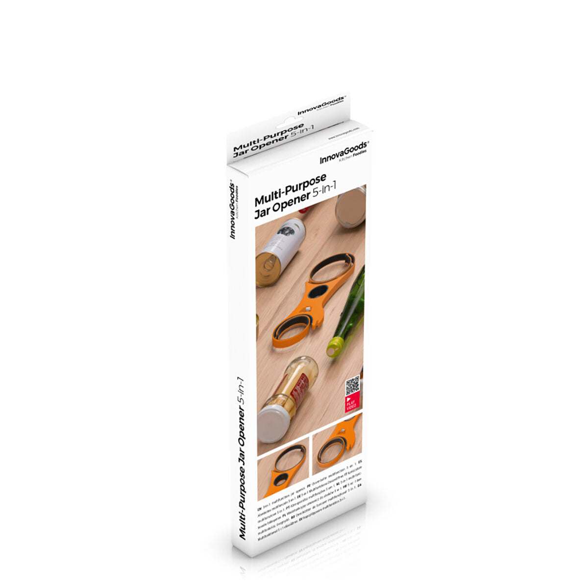 Outil polyvalent sans effort pour couvercles, canettes et bouchons

