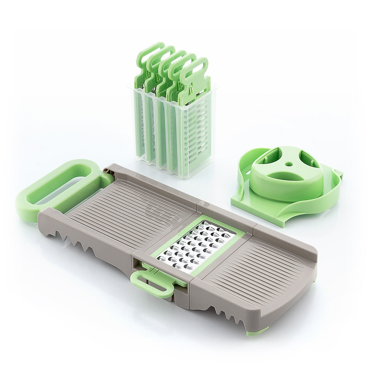 Coupe-légumes pliable pour julienne, tranches, râpé

