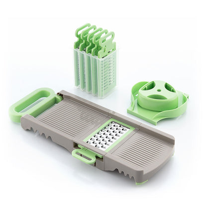 Coupe-légumes pliable pour julienne, tranches, râpé

