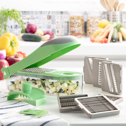 Mandoline 7 en 1 InnovaGoods avec accessoires complets

