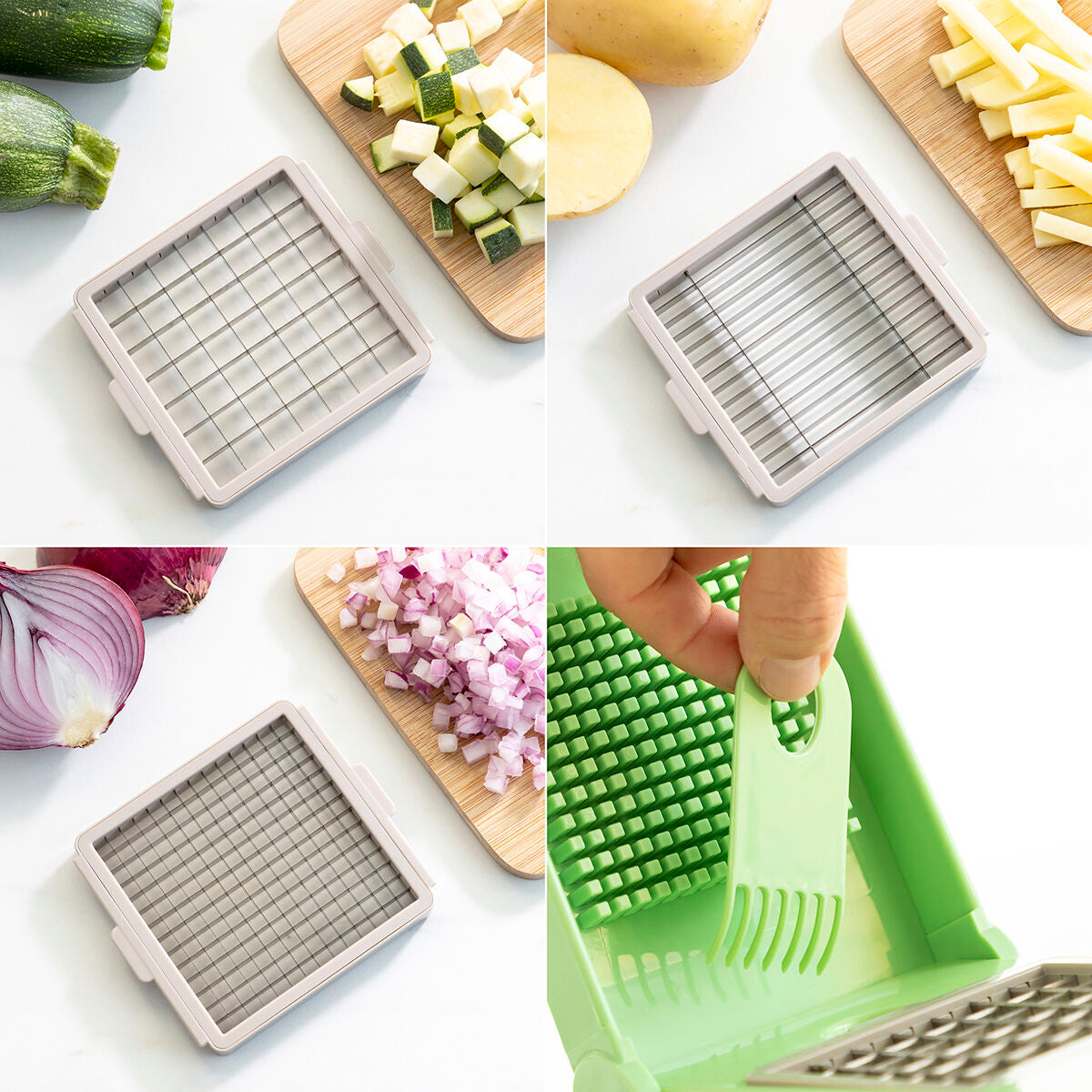 Ustensile manuel pour découpe fine de légumes

