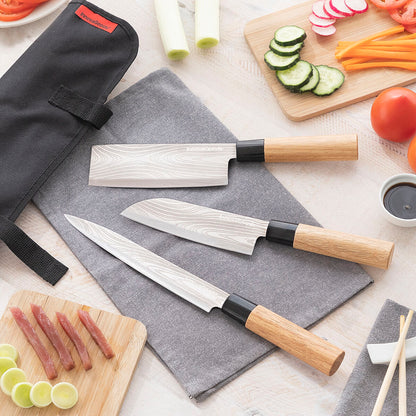 Coffret du lot de 3 couteaux Pro Innovagoods fermé

