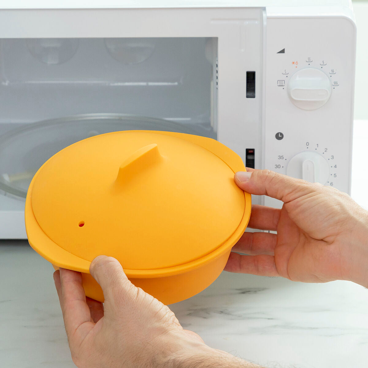 Cuiseur à vapeur en silicone multifonction avec légumes

