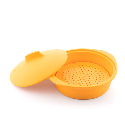 Cuiseur alimentaire compact en silicone